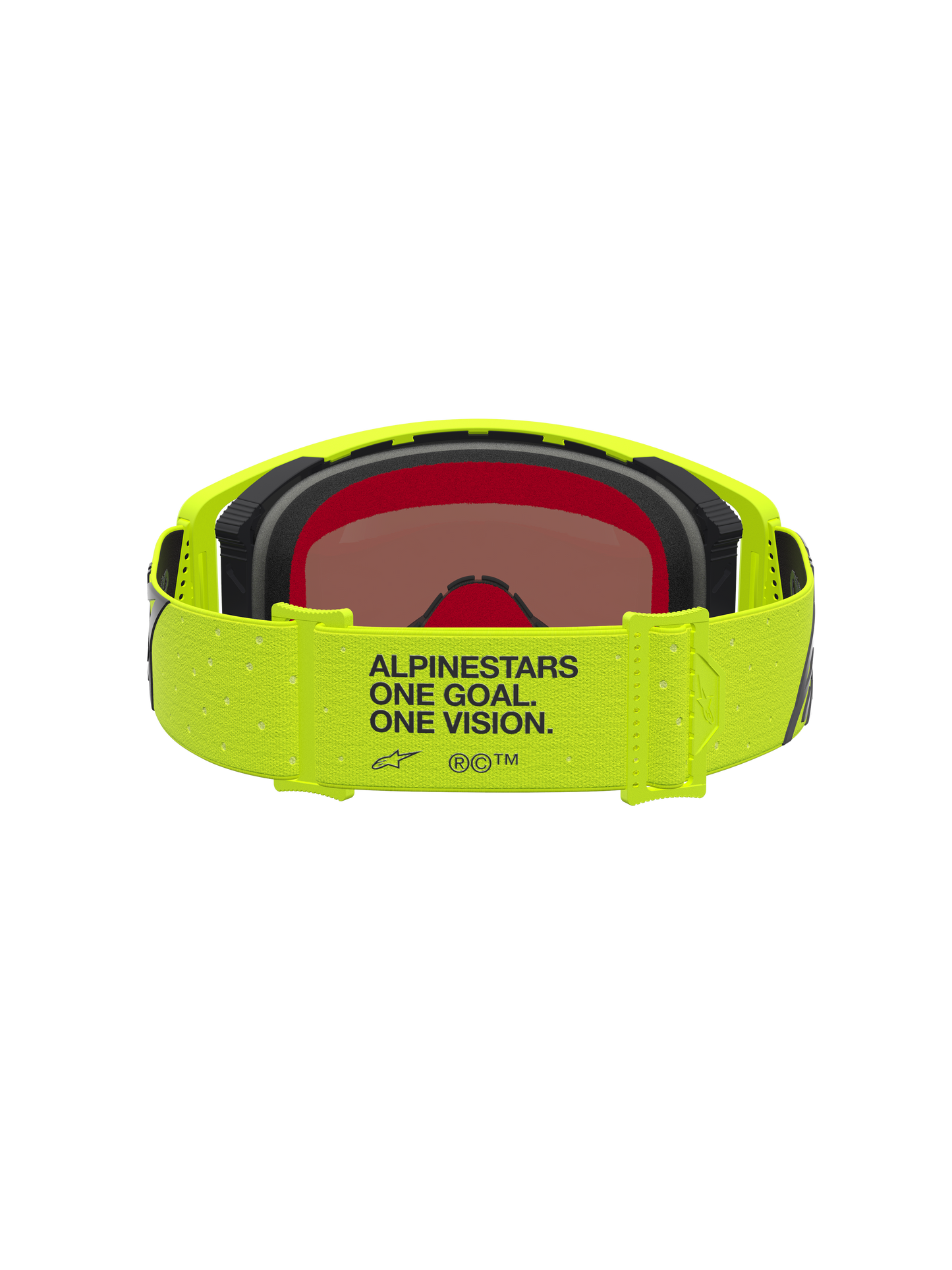 Alpinestars Supertech Vesta Veiligheidsbril One Size Yellow Fluo Black Mirror Red - MxProStoreParts