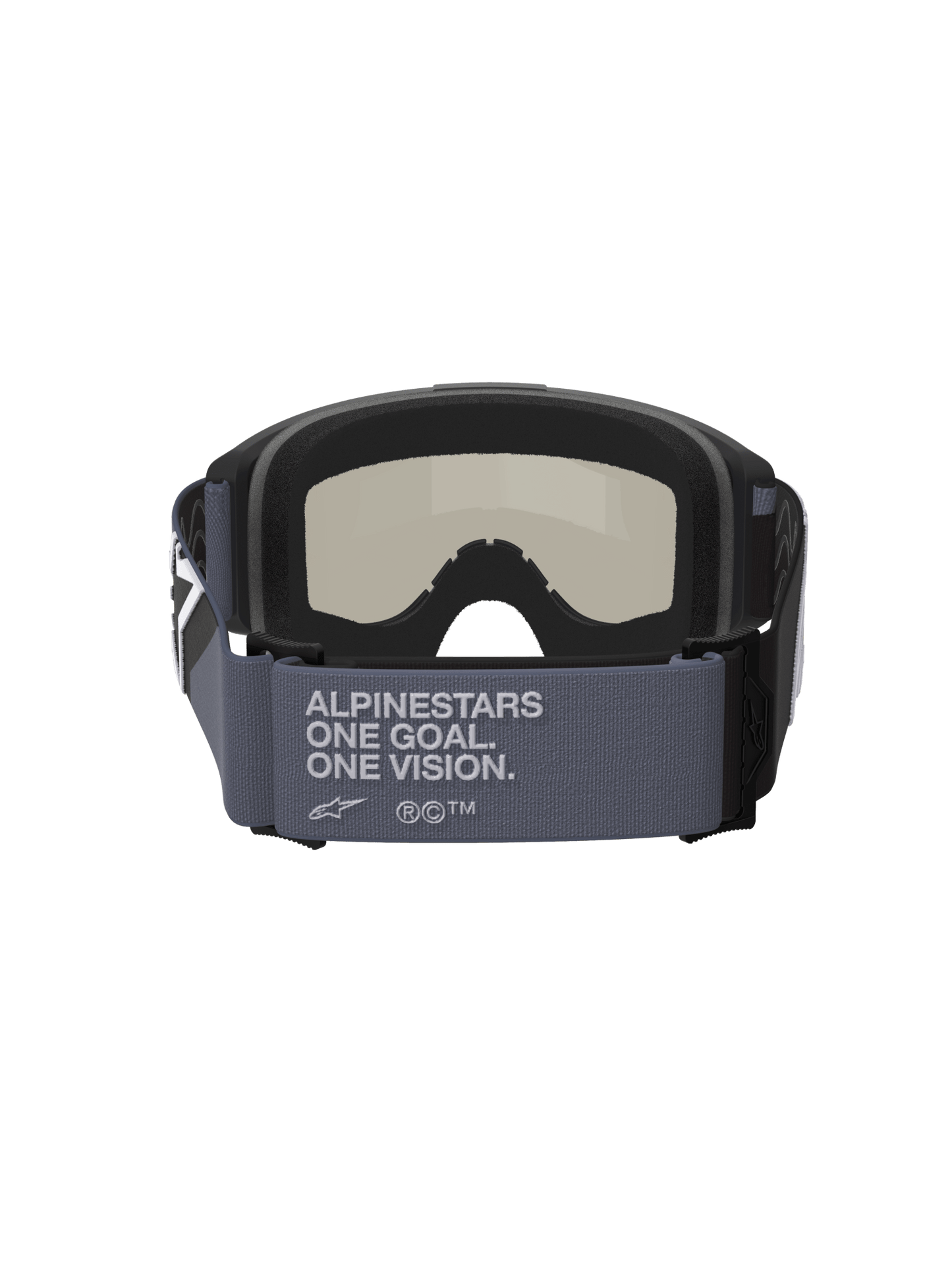 Alpinestars Vision Sand Schutzbrille, dunkle Rauchlinse, Schwarz Grau - MxProStoreParts