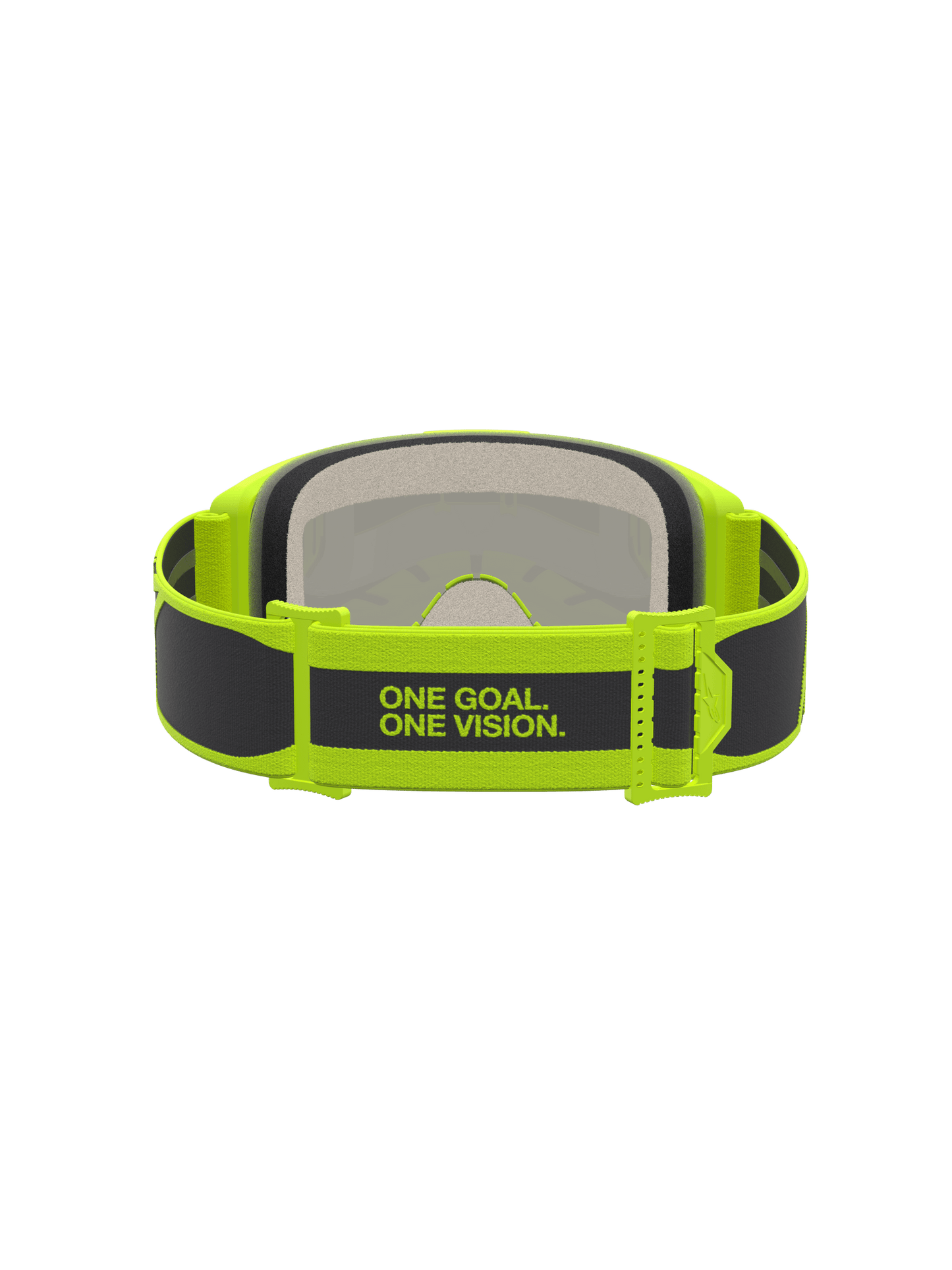 Alpinestars Vision 5 Rora Veiligheidsbril Zwart Geel Fluo Spiegel Zilver One Size - MxProStoreParts