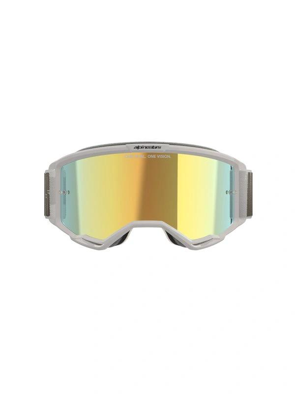 Alpinestars Vision 5 Hollow Wind verspiegelte goldene Motorradbrillen
