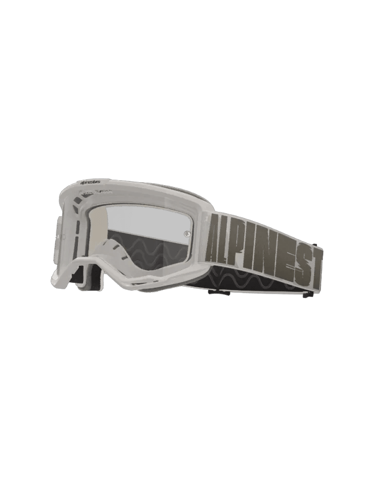 Alpinestars Vision 5 Hollow Crossbril Grijs (Lens: Helder) - MxProStoreParts
