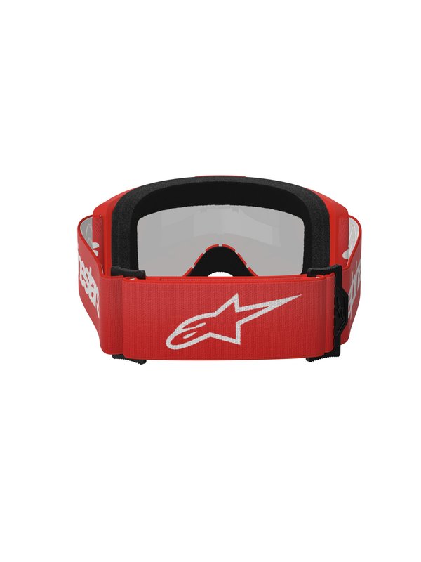 Alpinestars Vision 3 Wordmark Goggle Rood Mirror Zilver