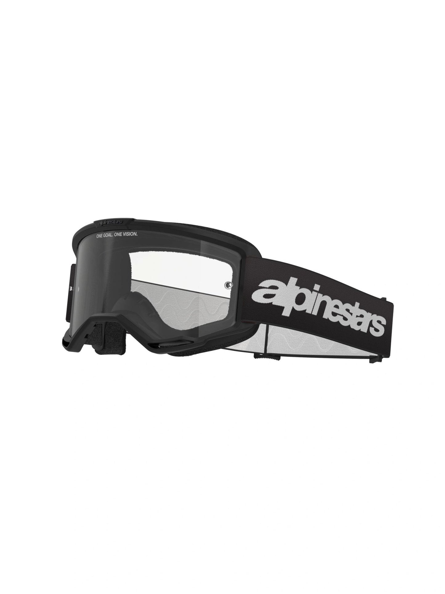 Alpinestars Brille Vision 3 WORDMARK Schwarz/Klar - MxProStoreParts