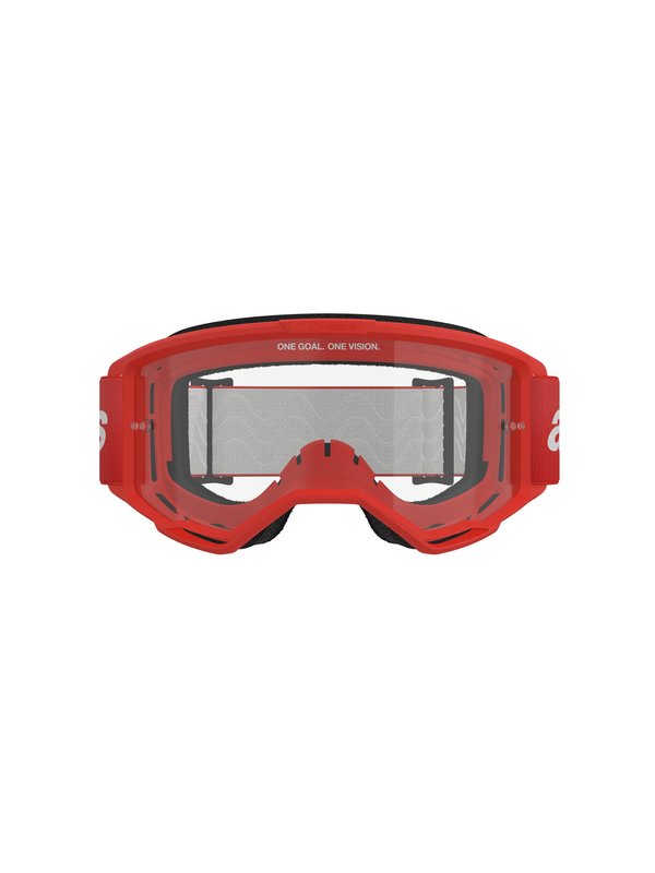 Alpinestars Goggle Vision 3 WORDMARK Red/ Clear