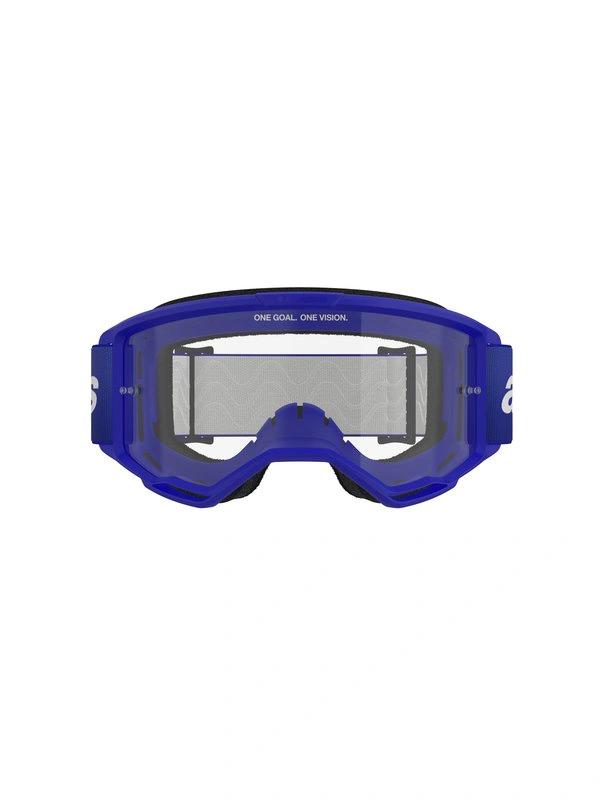 Alpinestars Brille Vision 3 WORDMARK BLAU Klar - MxProStoreParts