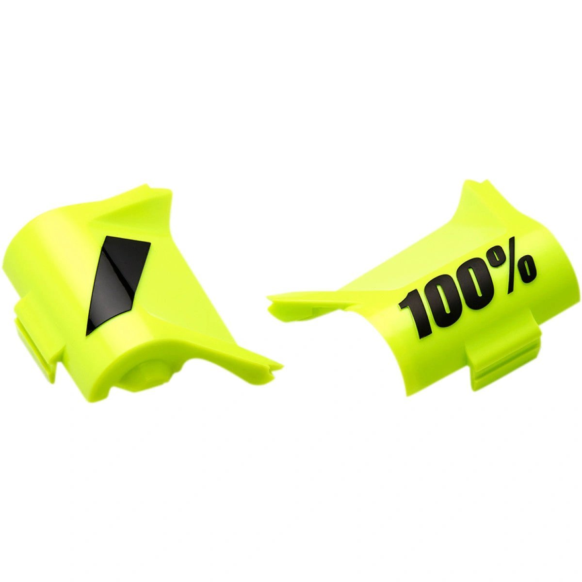 100% Forecast Canister set Fluor Geel geschikt voor 100% Forecast Accuri 1/2 Racecraft 1/2 & FMF crossbrillen - MxProStoreParts