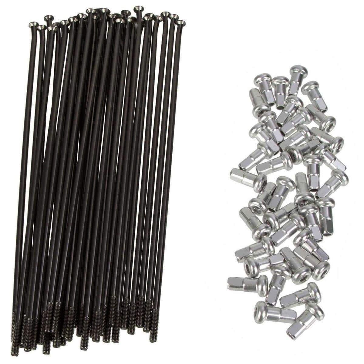 Haan Wheels ( losse spaak zwart + nippel zilver ) voor 18" OEM Naaf KTM/Husqvarna Achterwiel