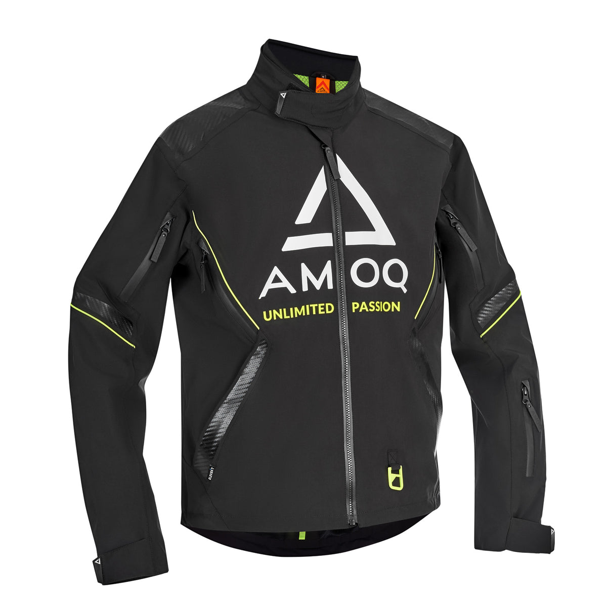 AMOQ Caliber V2 Jacket Black/Hivis Yellow
