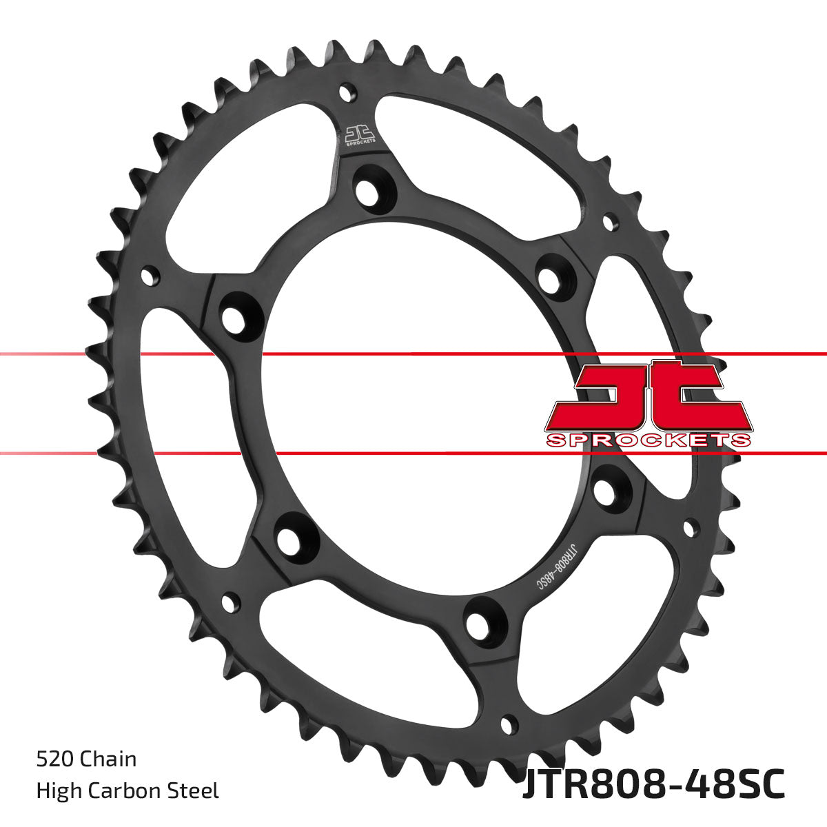 JT Rear Sprocket SC - Self Cleaning Lightweight Rear JTR808.48SC - MxProStoreParts