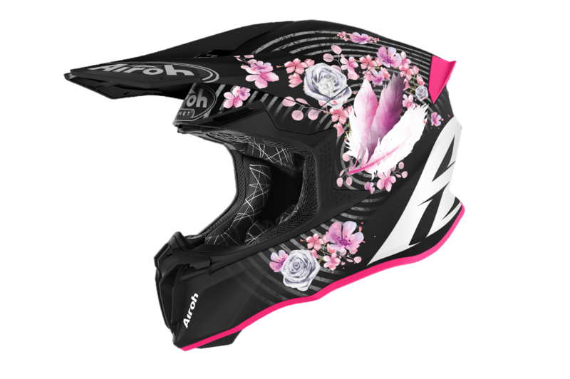 Airoh motocross helmet Twist 2.0 Matt Pink