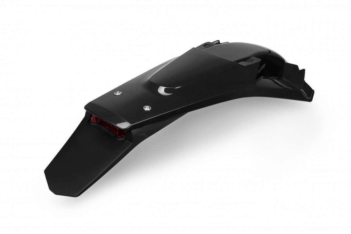 UFO Rear Fender Enduro LED HVA TE/FE 150-501 2017-19 Black 001