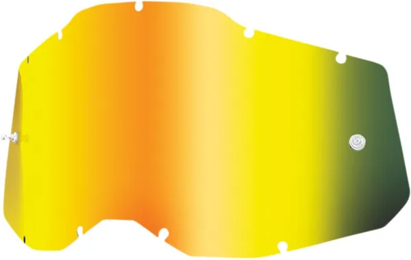 100% Goude spiegel lens voor racecraft 2/accuri 2/strata 2