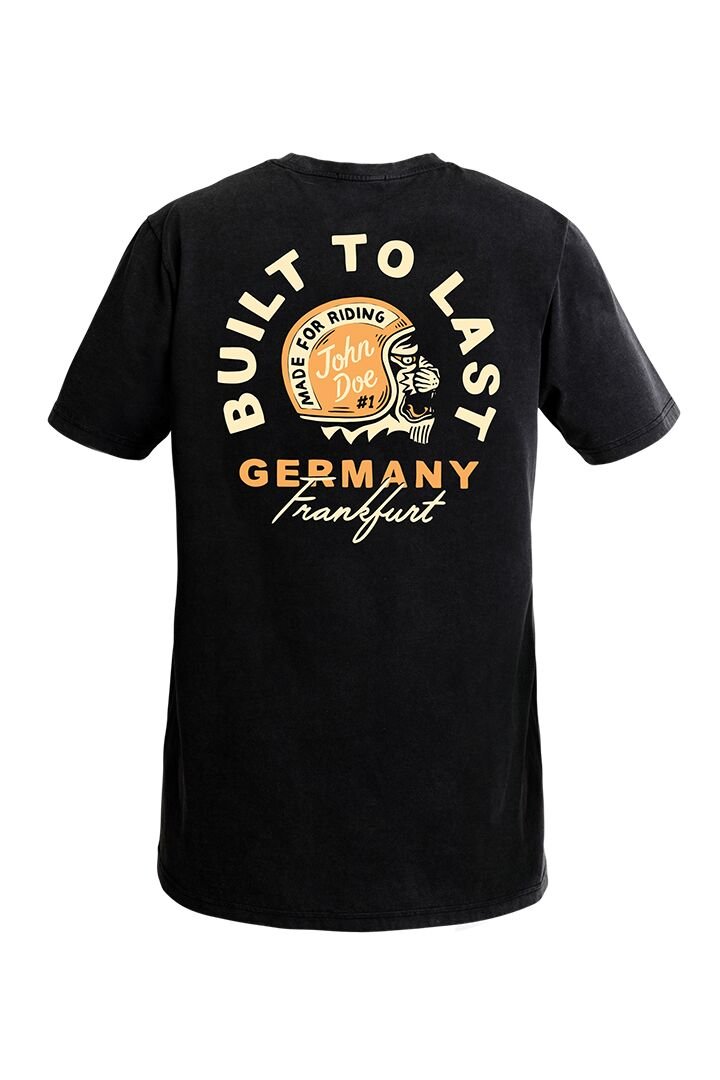 JOHN DOE heren-T-shirt zwart, maat L - MxProStoreParts