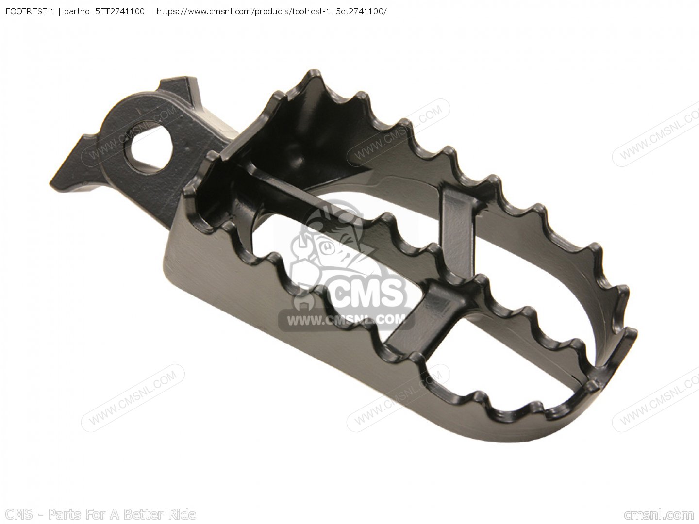 Yamaha OEM voetsteun links 5ET-27411-00