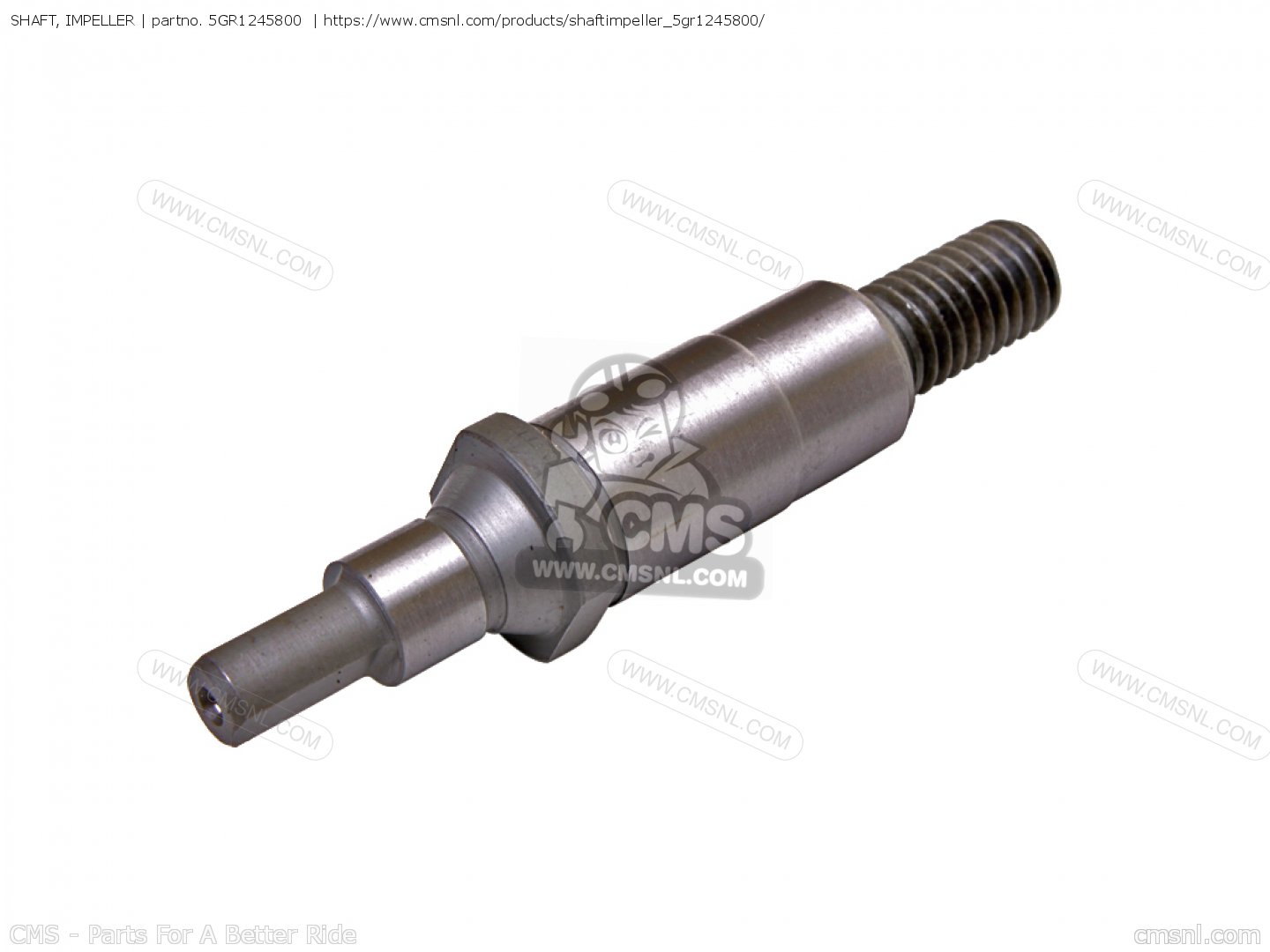 Yamaha OEM Water Pump Impeller shaft 5GR-12458-00-00