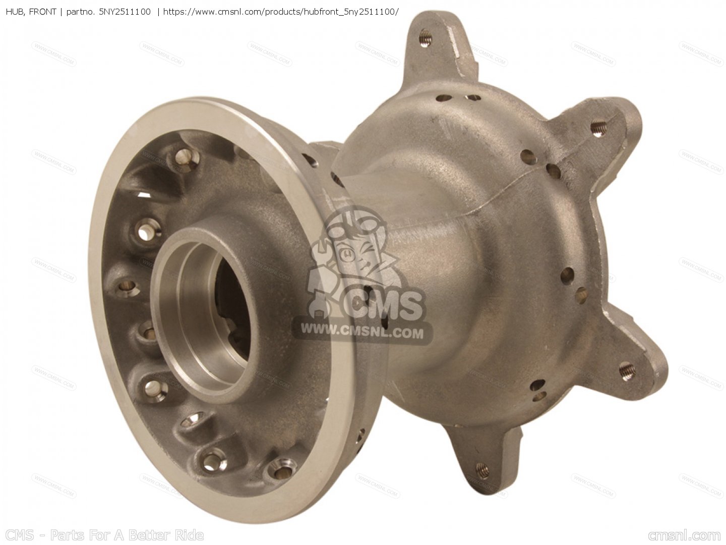 Yamaha OEM voorwiel naaf 5NY-25111-00-00