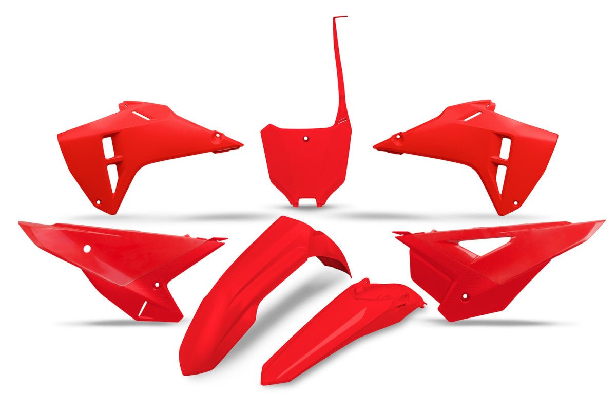 UFO Plastic kit 5-parts Red CRF250R 25-.. CRF450R 25-.. - MxProStoreParts
