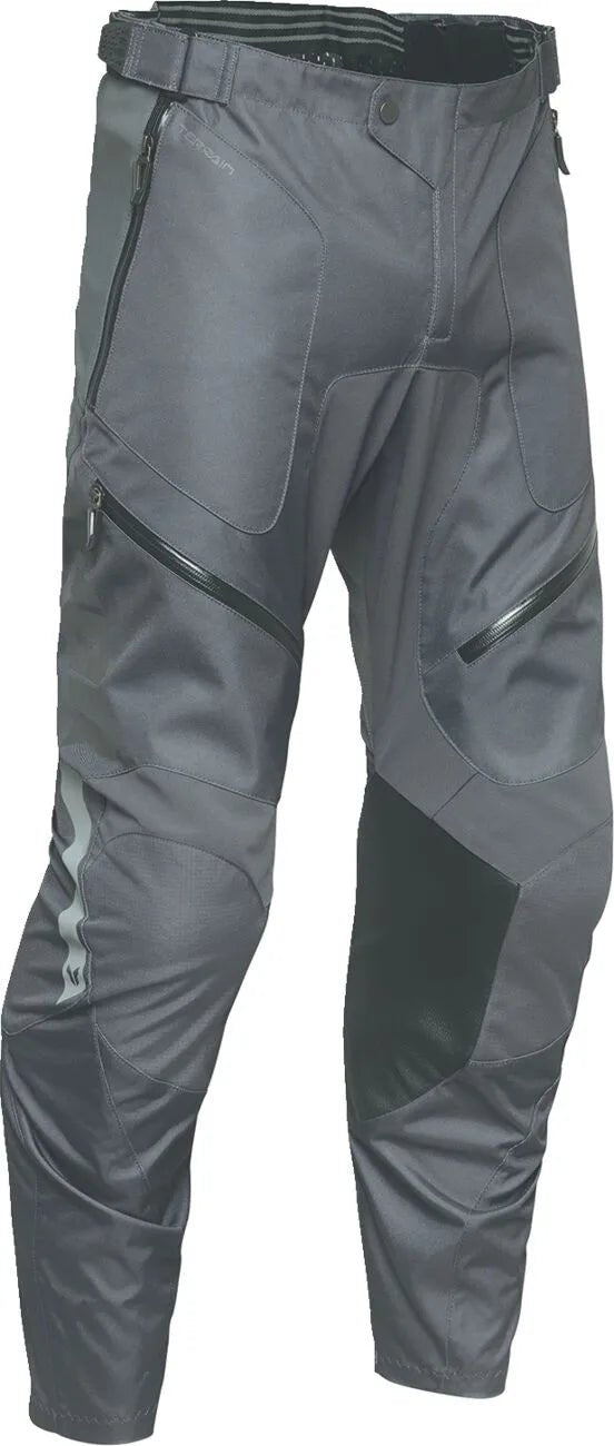 THOR Terrain ITB crossbroek – in de laars – Zwart/Lichtgrijs/Antraciet