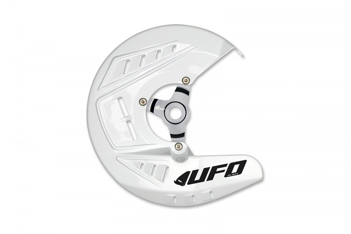 UFO Front Brake Disc Cover YZF450 23- White 041 - MxProStoreParts