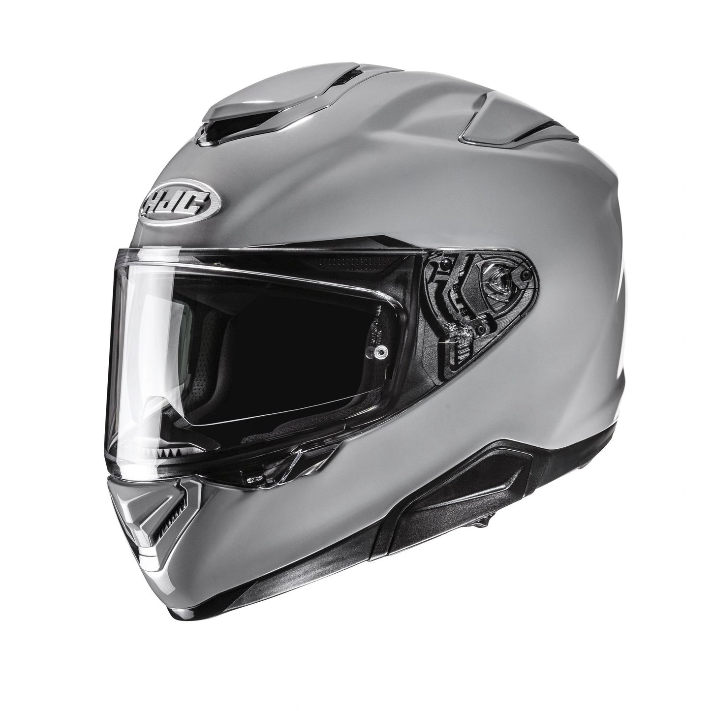 HJC RPHA 72 N gray full-face motorcycle helmet with clear visor