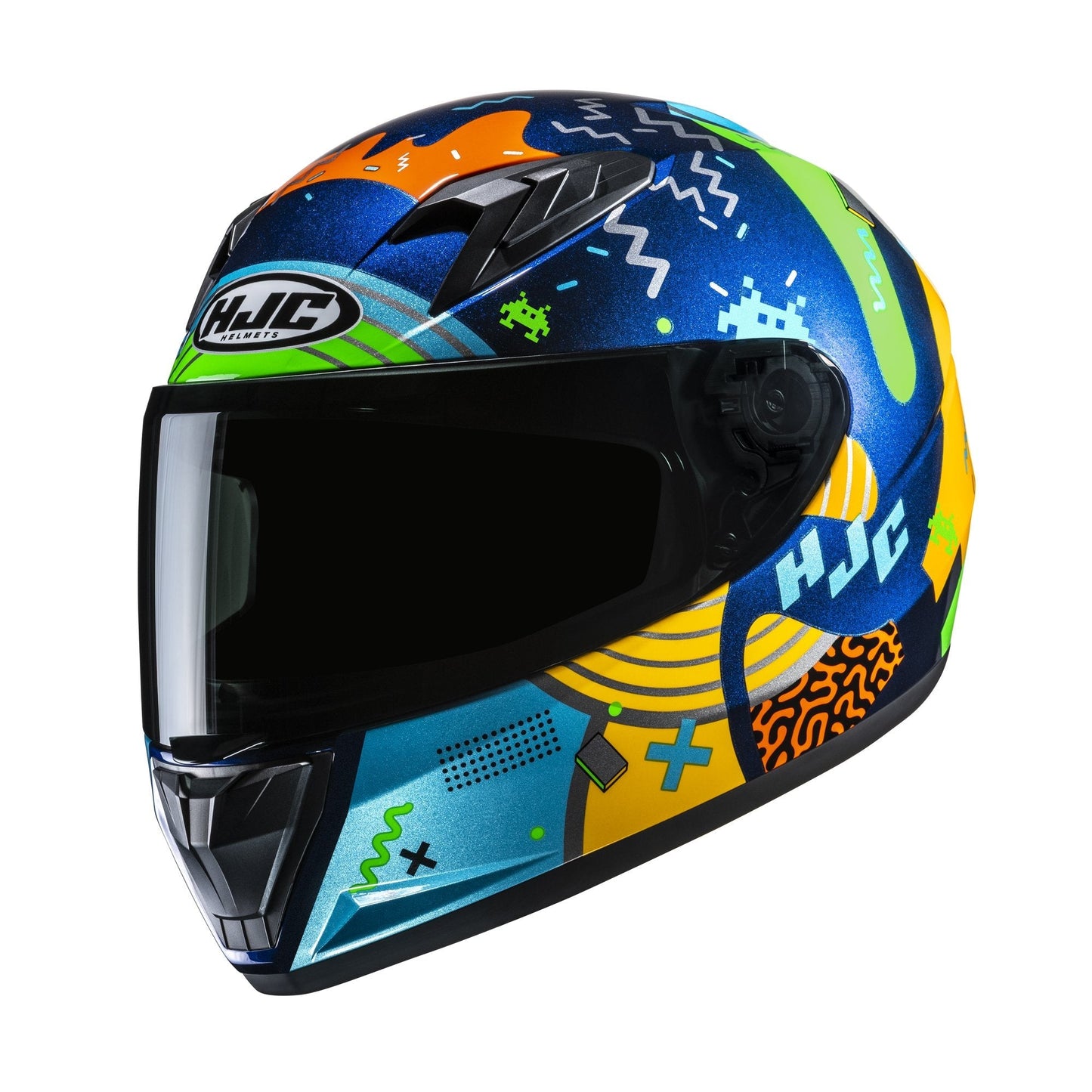 HJC Helmet Y10 Mika Junior Blue/Green MC23SF