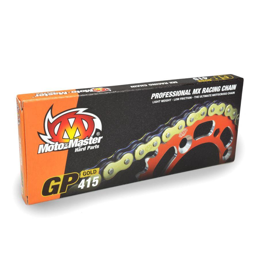Moto Master GP ketting goud 415 x 134 Links + Clip - MxProStoreParts