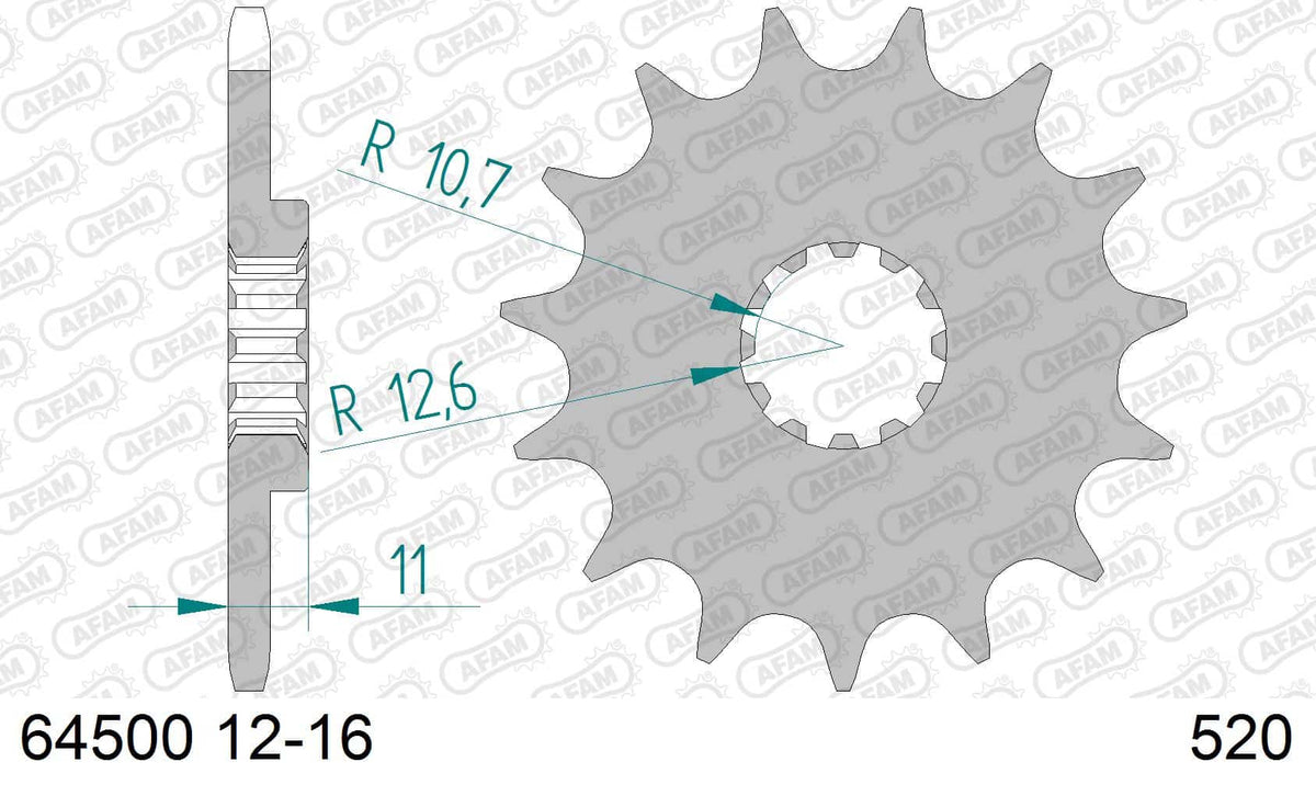 AFAM voortandwiel Husqvarna TC/TE/WR/CR -13 - MxProStoreParts