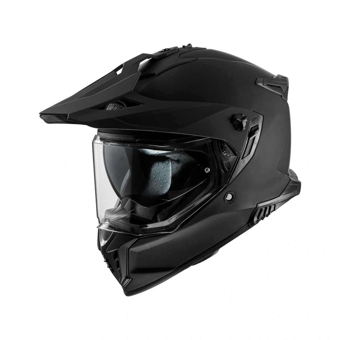 Premier Discovery U9 BM helmet in matte black, full-face motocross style