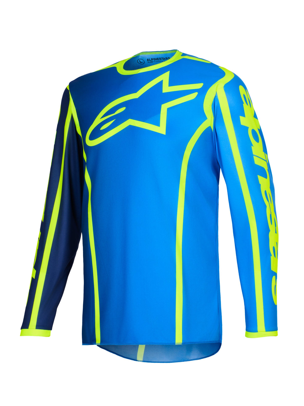 Alpinestars Jersey Fluid Apex Blue/Fluo Yellow