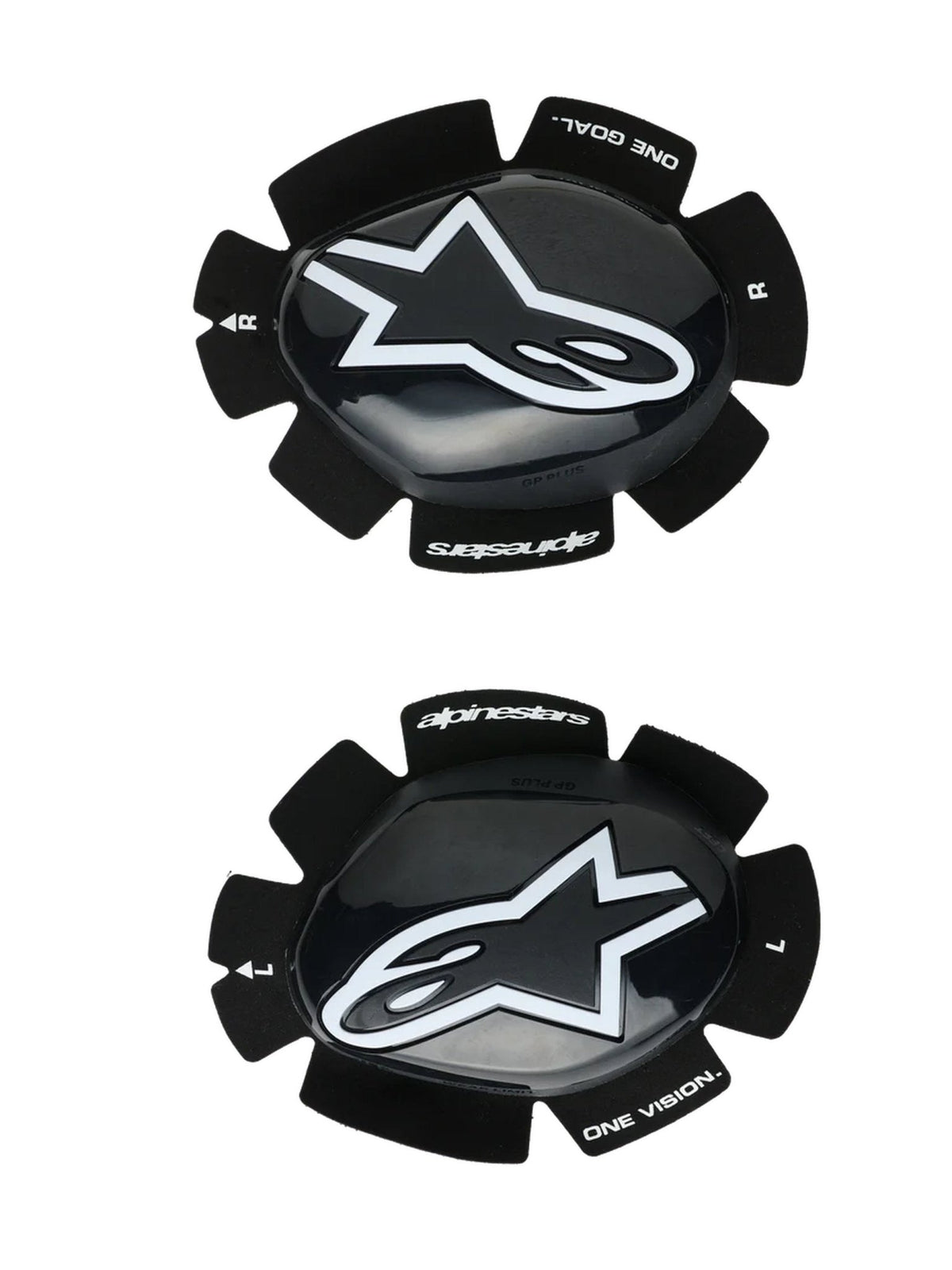 Alpinestars GP Plus Knee Slider Black/White – 6400226-12 - MxProStoreParts