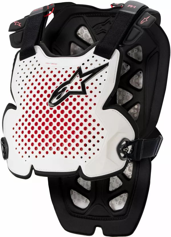 Alpinestars A-1 Pro Bodyprotector Wit / Rood maat M / L