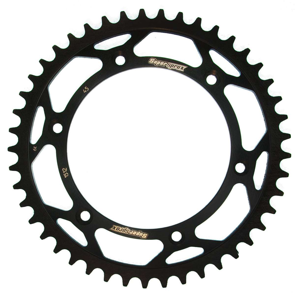 Supersprox Steel Rear sprocket Beta/GasGas/Husqv. Black 45 – RFE-1512:45-BLK