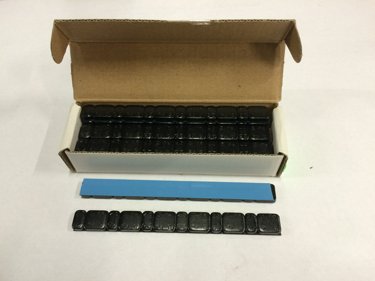 Balancing weight BLACK 6x2.5gr + 6x5gr (15pcs) Height 5mm Depth.12.2mm (FE) – 7362503