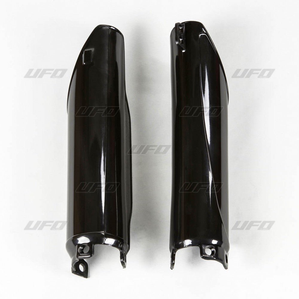 UFO Fork slider protectors CR125-500 91-07 CRF250/450 02-08 Black - MxProStoreParts
