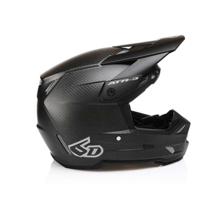 6D ATR-3 Solid Matte Black FIM Crosshelm - MxProStoreParts