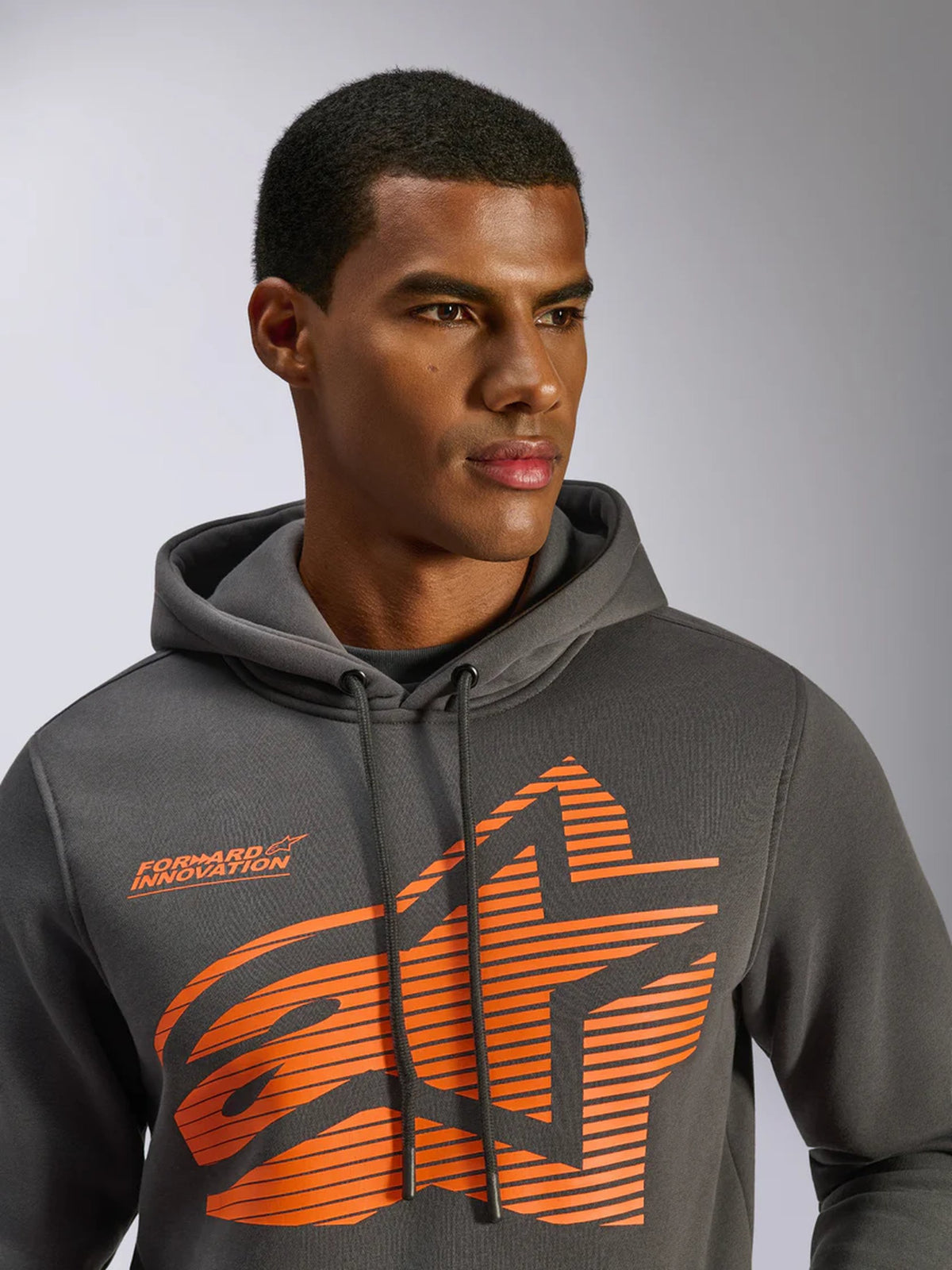 Alpinestars Hoodie Fasting Charcoal - MxProStoreParts