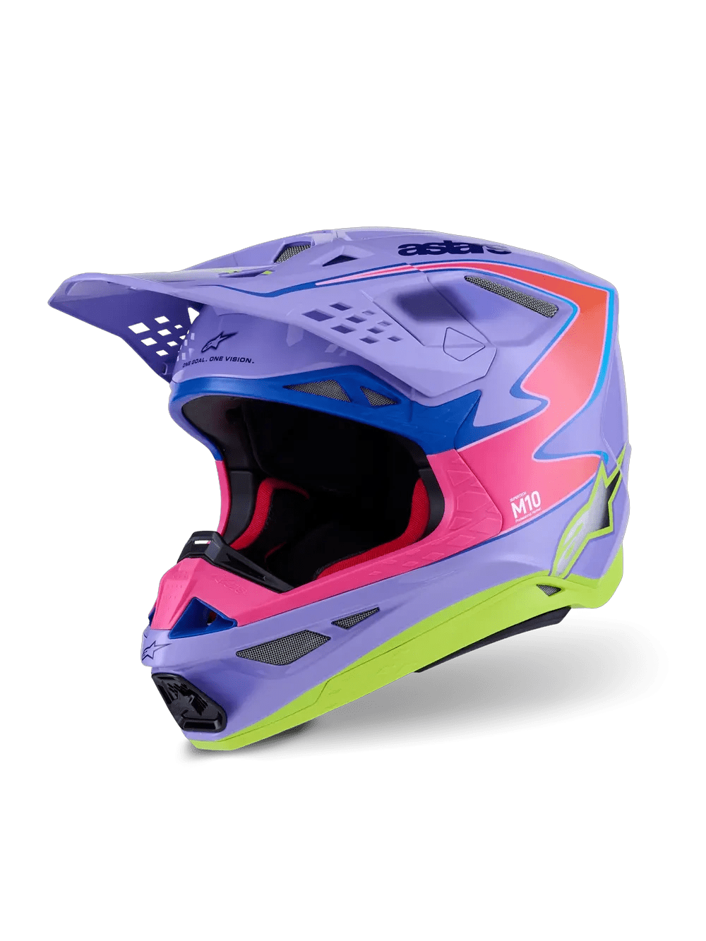 Alpinestars SM10 Jett Helmet – Purple/Pink – XL - MxProStoreParts