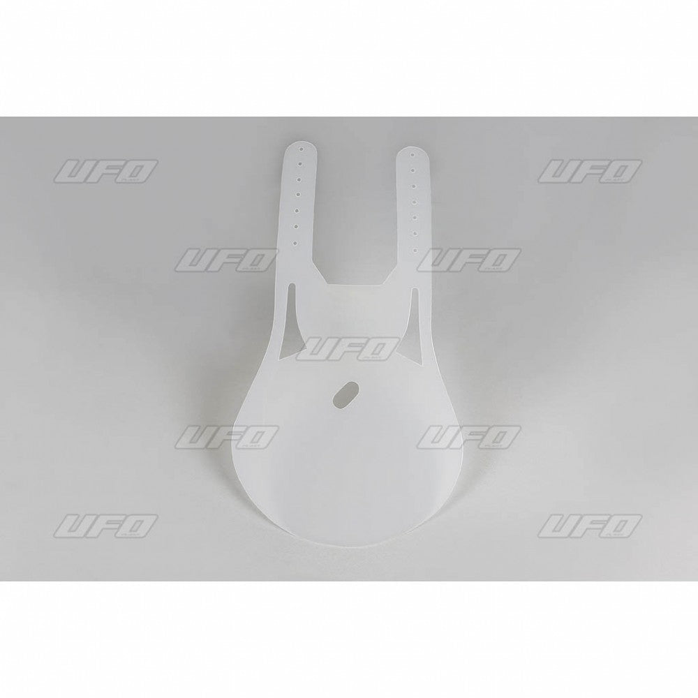 UFO Vintage ovale nummerplaat voor 1976–1983 – wit - MxProStoreParts
