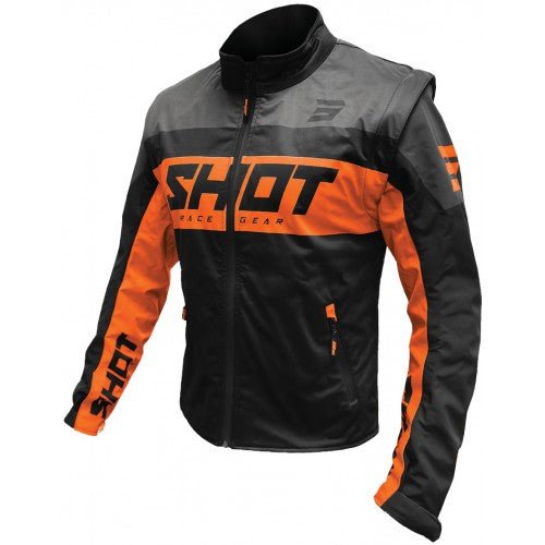 Shot Softshell Lite 3.0 jacket – black/orange – XS - MxProStoreParts
