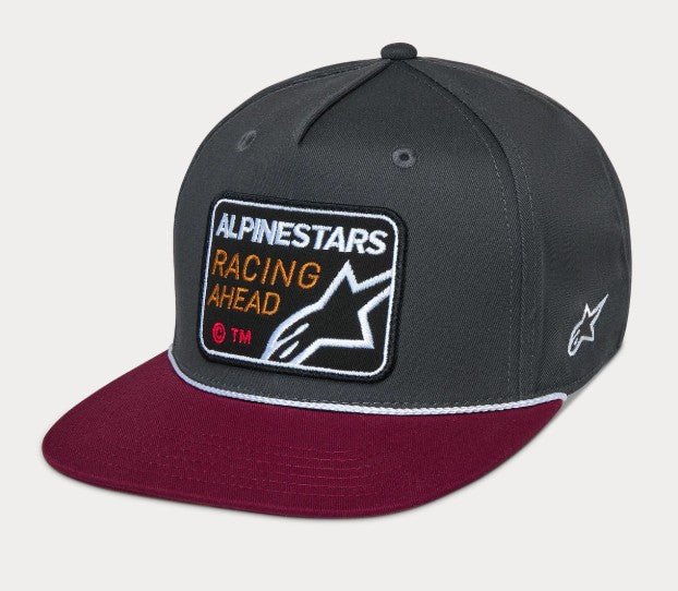 Alpinestars Hat Intuitive Snapback Grey/Red One Size – 1216-81150-1135-OS - MxProStoreParts