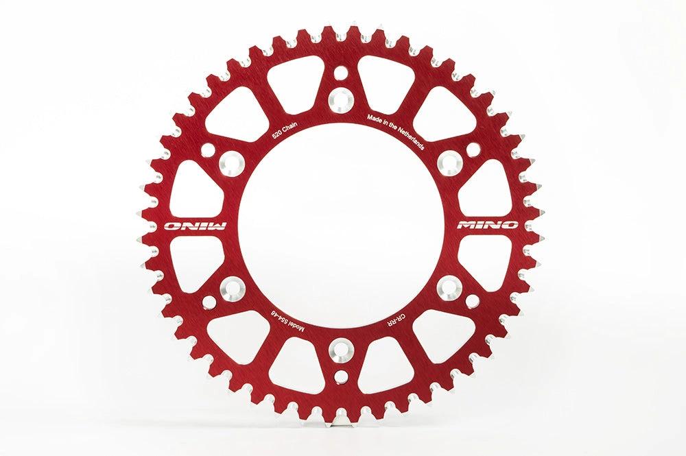Mino achtertandwiel 50 tands aluminium rood Honda - MxProStoreParts