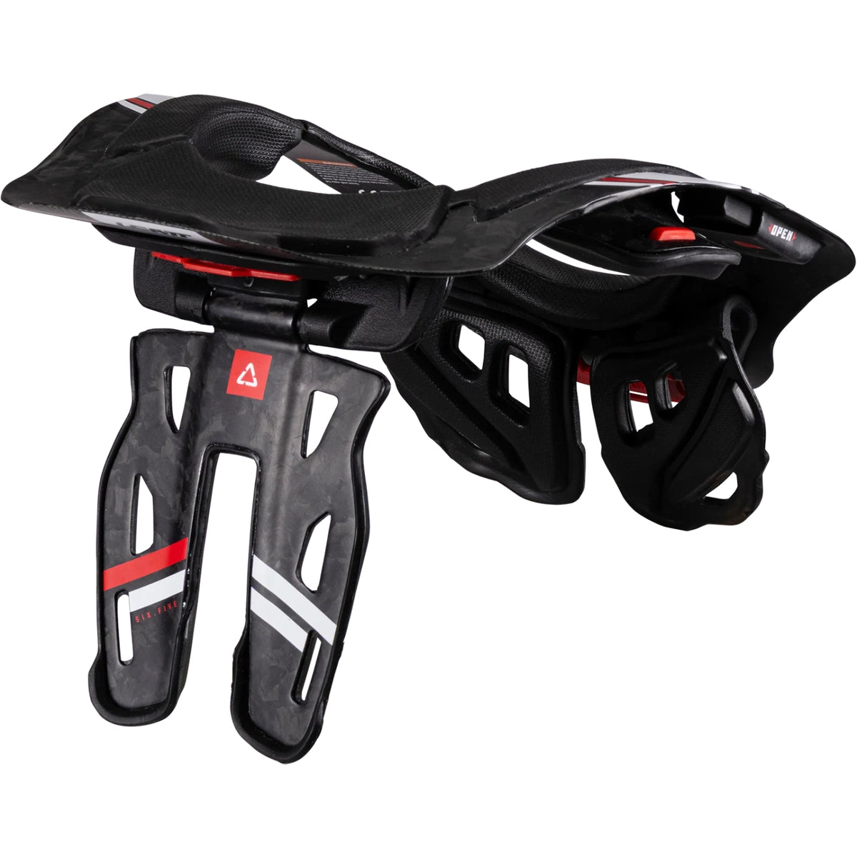 Neck Brace 6.5 Carbon Nekbeschermer Zwart Wit