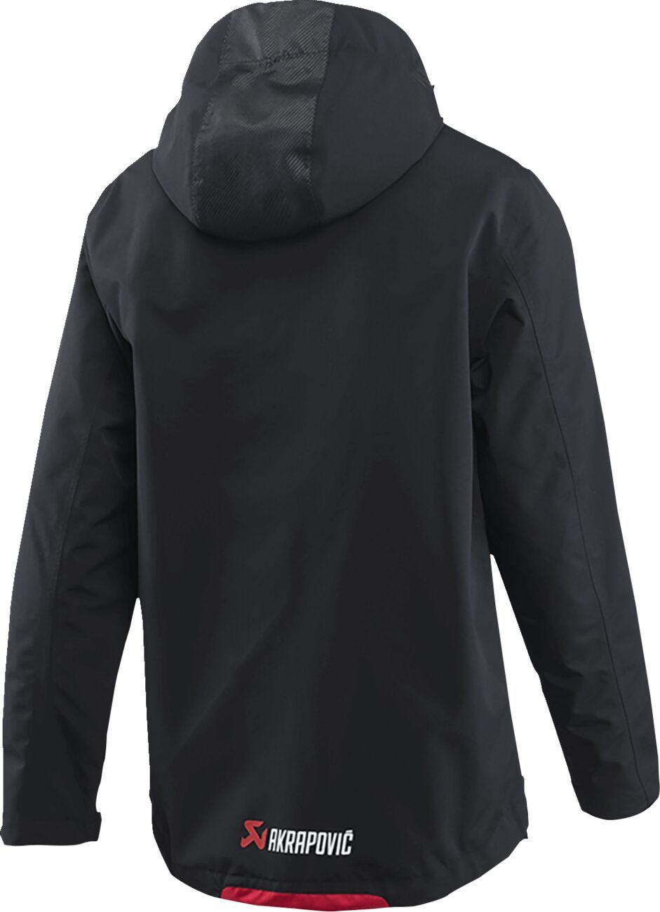 AKRAPOVIC Corpo regenjas voor heren zwart/rood 3XL - MxProStoreParts
