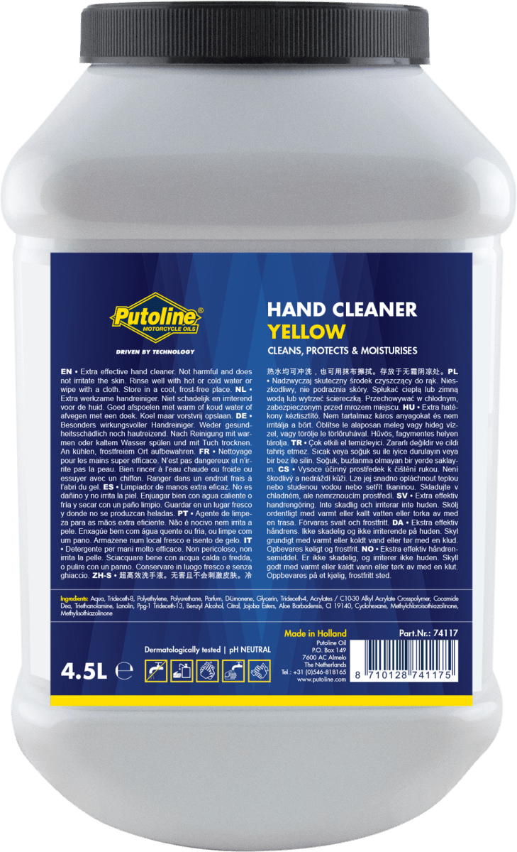 Putoline HAND CLEANER YELLOW 4,5L