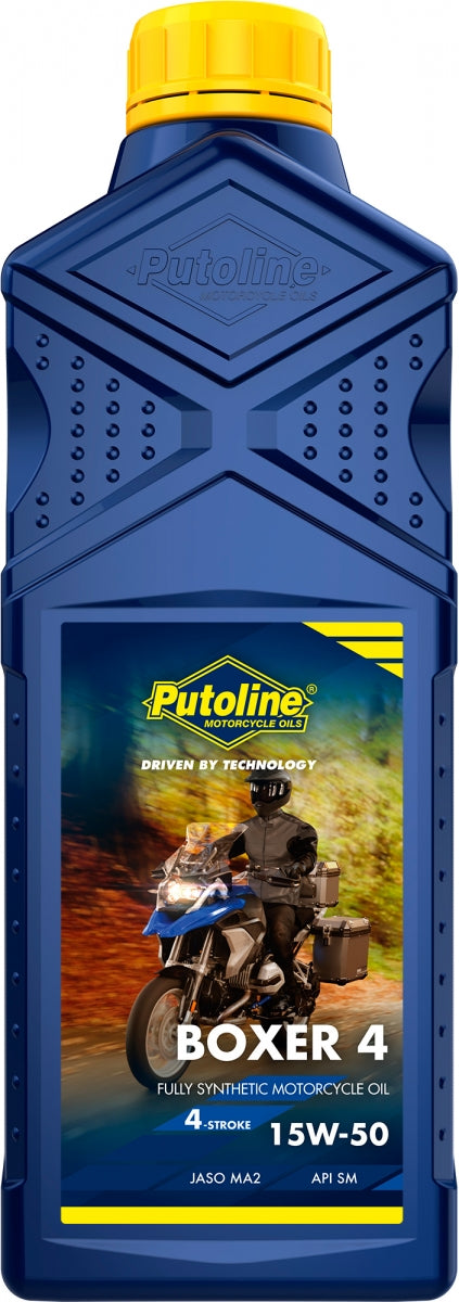 Putoline BOXER 4 15W-50 1L FULL SYNTHETIC, API SM, JASO MA2