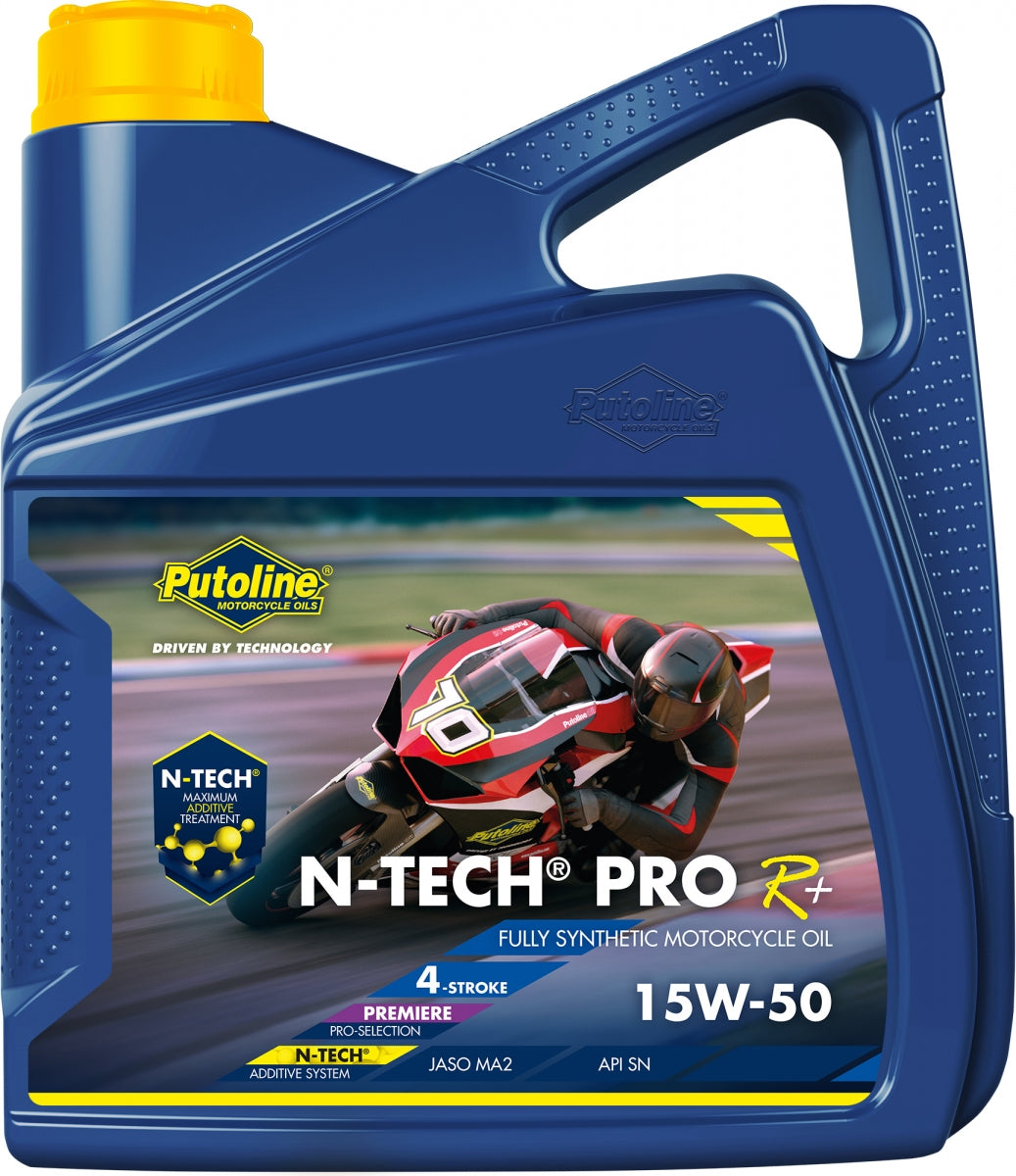 Putoline N-TECH PRO R+ 15W-50 4L FULLY SYNTHETIC, API SN, JASO MA2