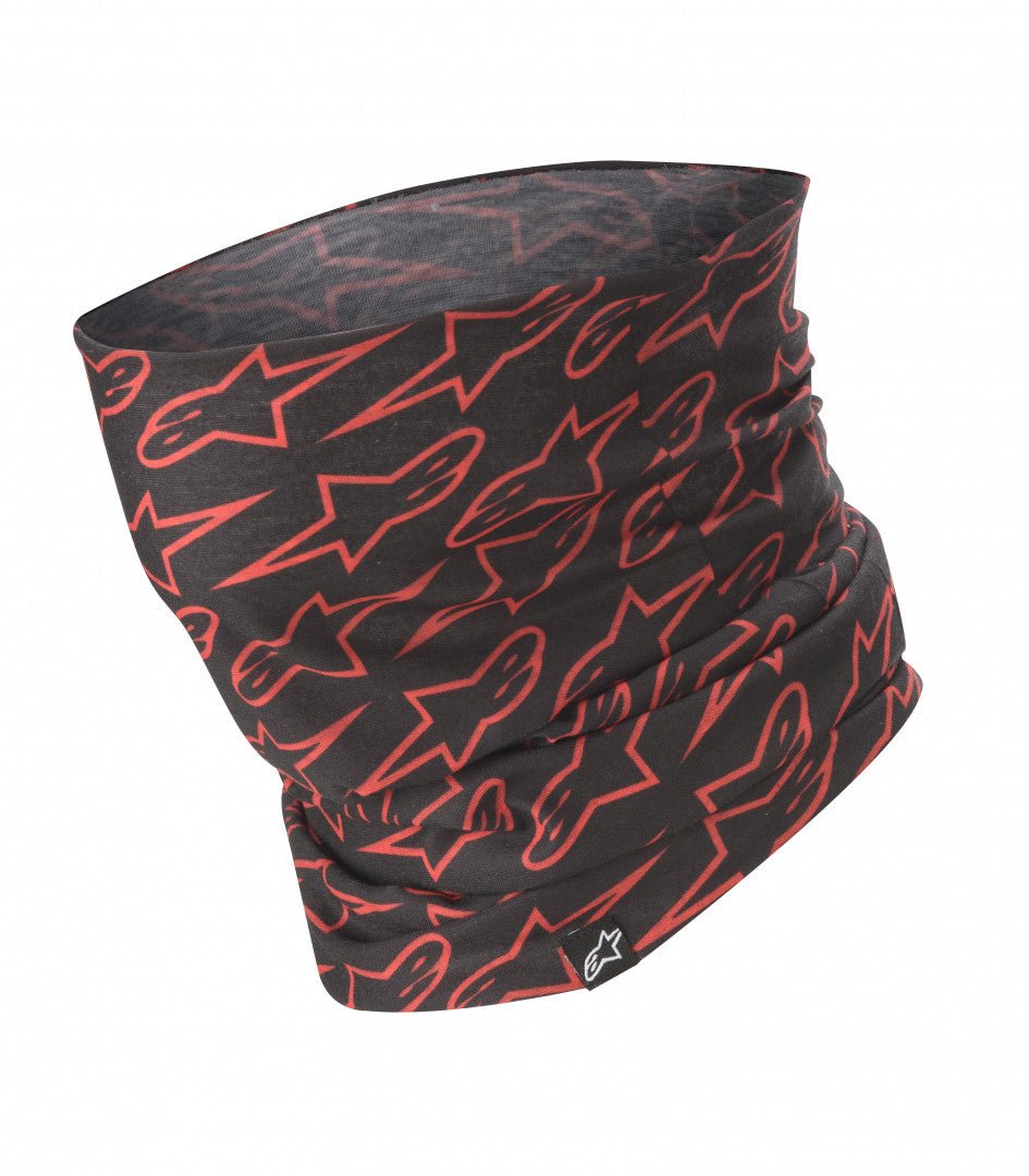 Alpinestars Neck warmer Contours Black/Red – 4759319-1030 - MxProStoreParts