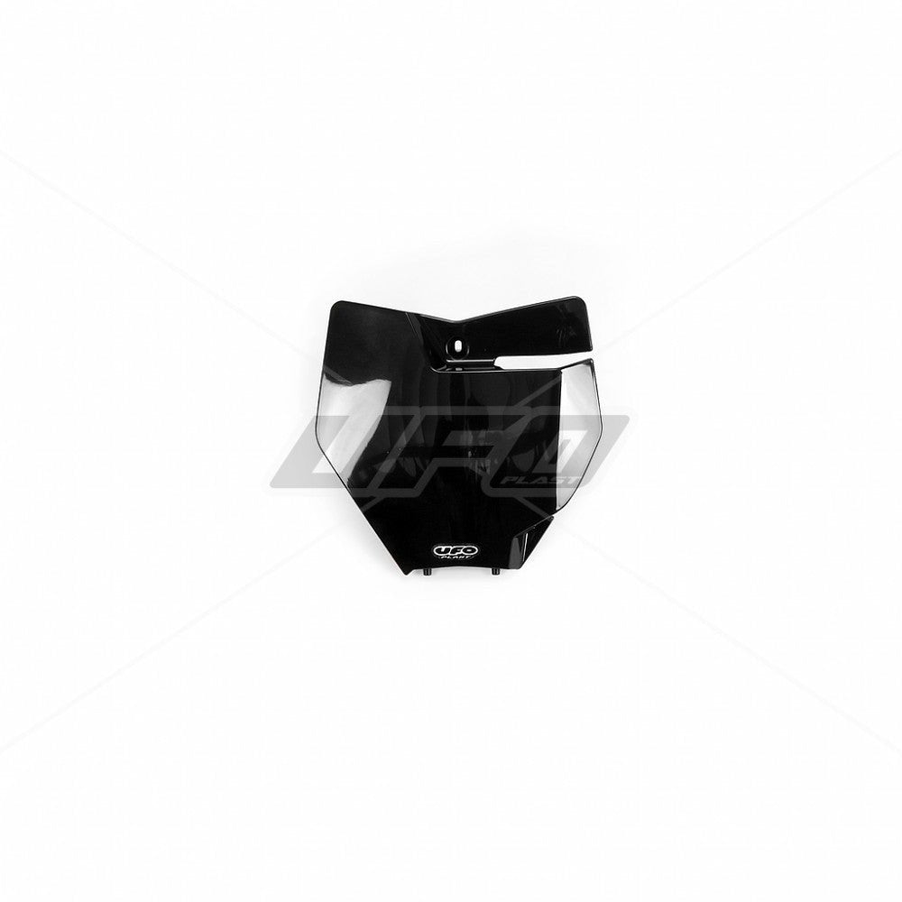 Plaque d'immatriculation avant UFO KTM125-525 SX/SXF 16-18 Noir 001 pas pour SX250 2016 - MxProStoreParts