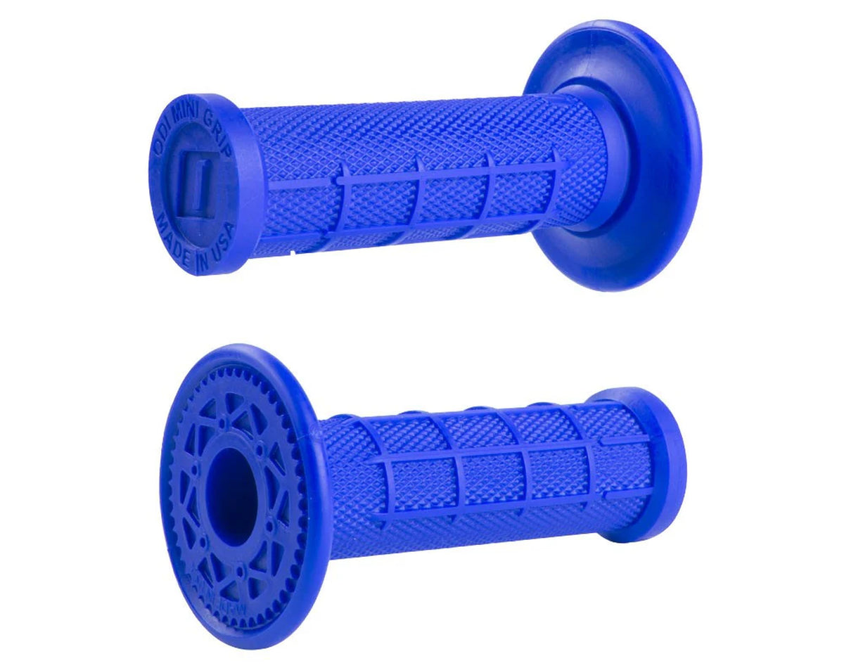ODI Glue-On Grip Mini-MX Half-Waffle Single-Ply Blue - MxProStoreParts