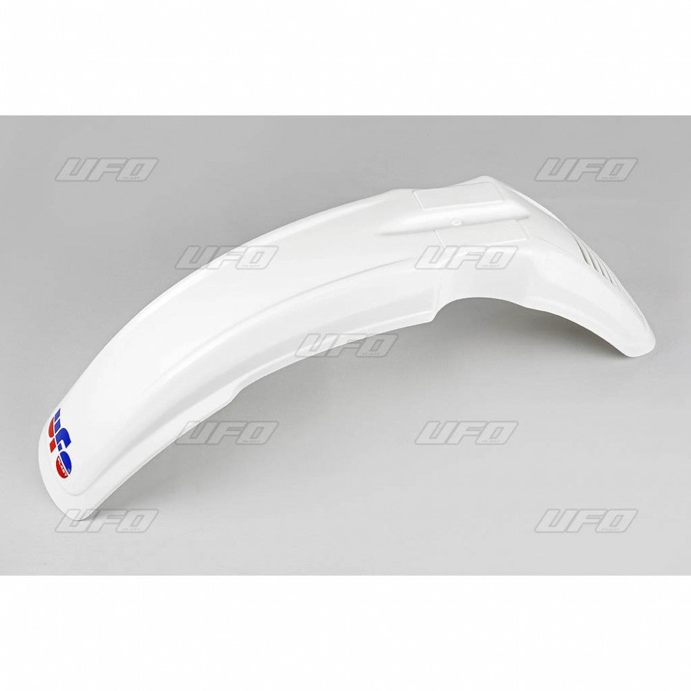 UFO Vintage voorspatbord 1983–1989 – wit - MxProStoreParts